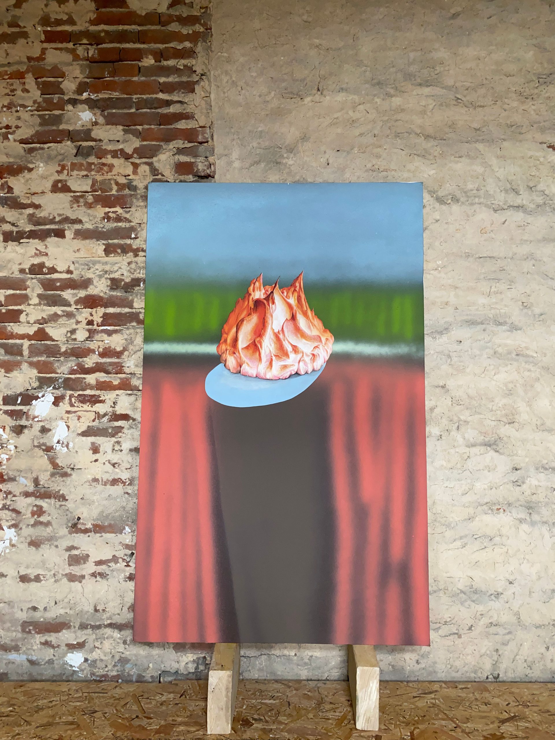 Mont M, peinture de David Antonio Loureiro de la série des spécimens