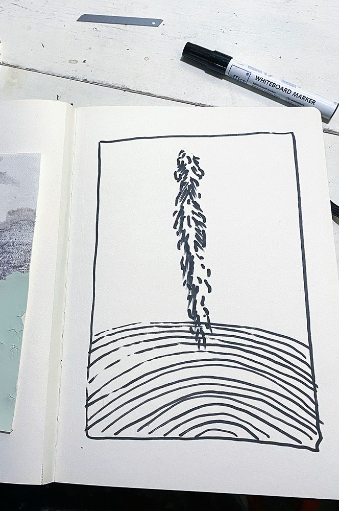 Esquisse de composition : « Pom 2 »