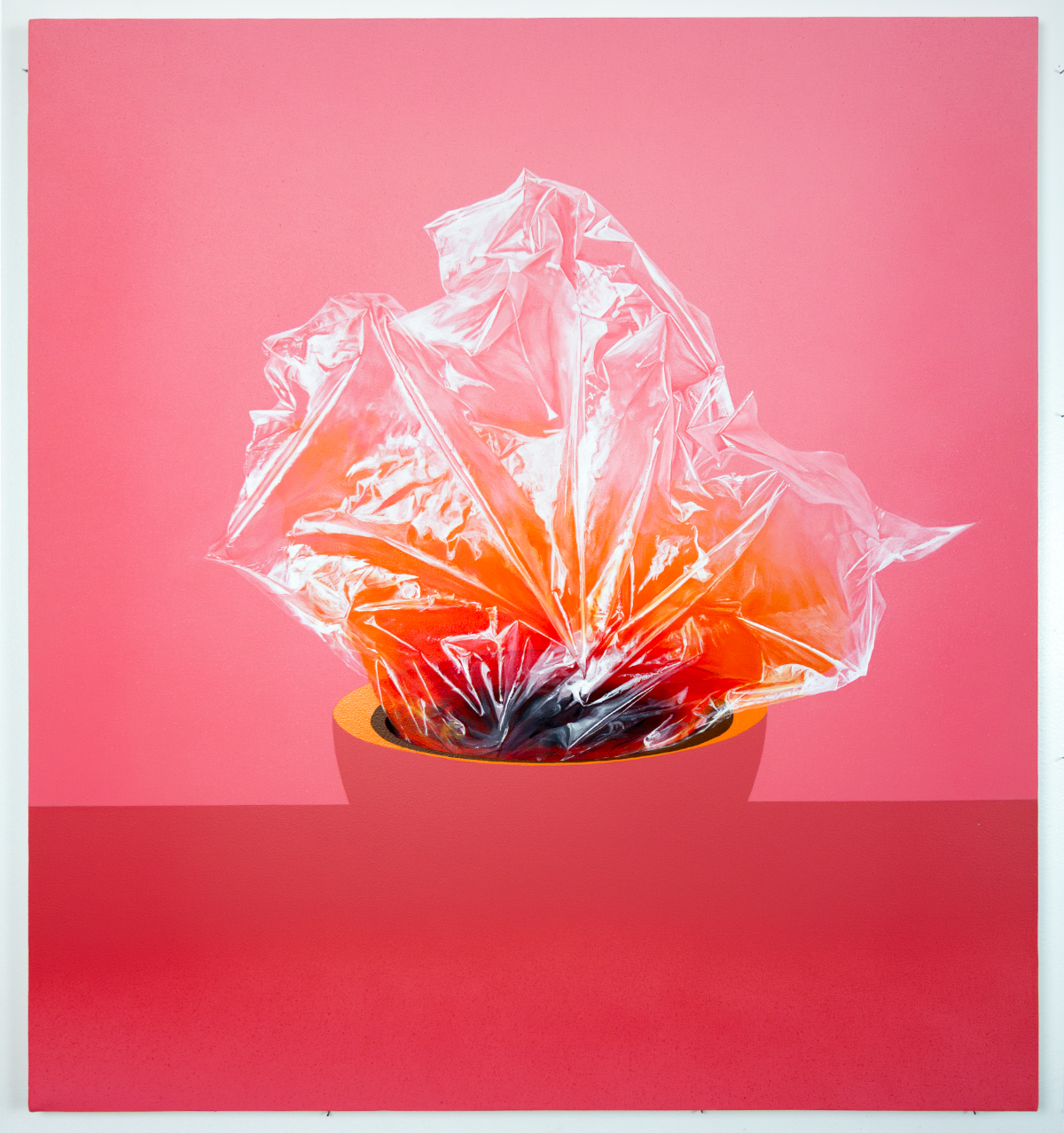 RESPIRATIONS 4 - 2021, Acrylique sur toile (90 x 100 cm) réalisé par David Antonio Loureiro.